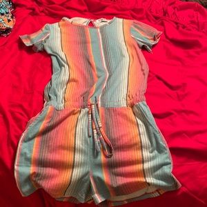 Crazy Train Serape Romper Size M?